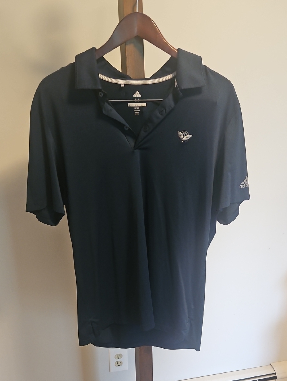 Adidas Men’s Navy Polo Shirt with Logo Size M